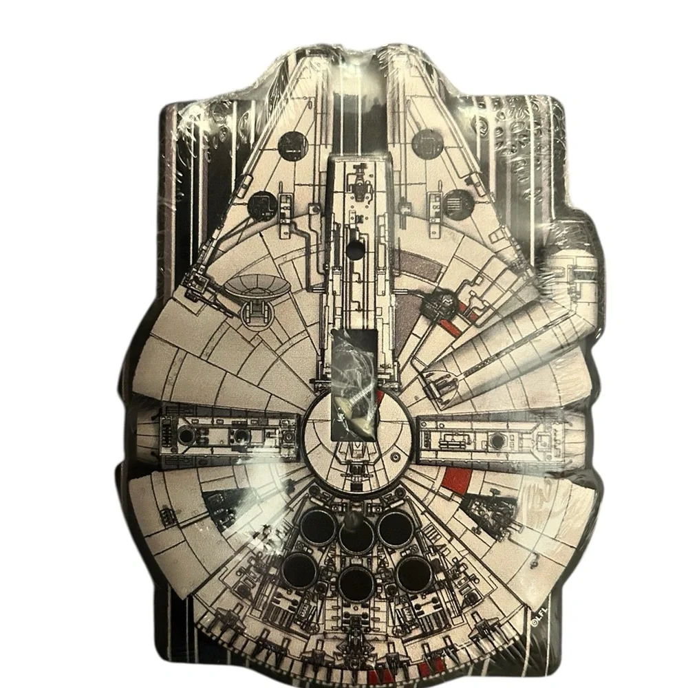Star Wars Millennium Falcon Metal light switch plates set of 2